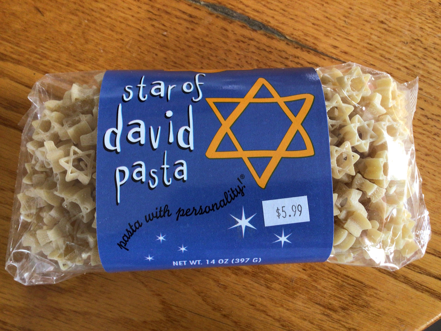 Star of David Pasta