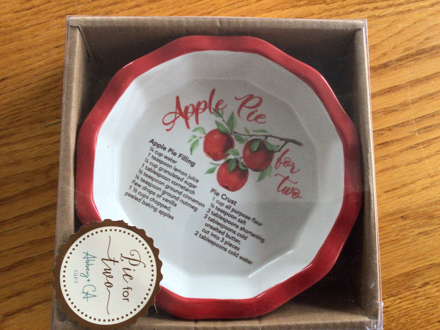 Pie for Two Baking Dish