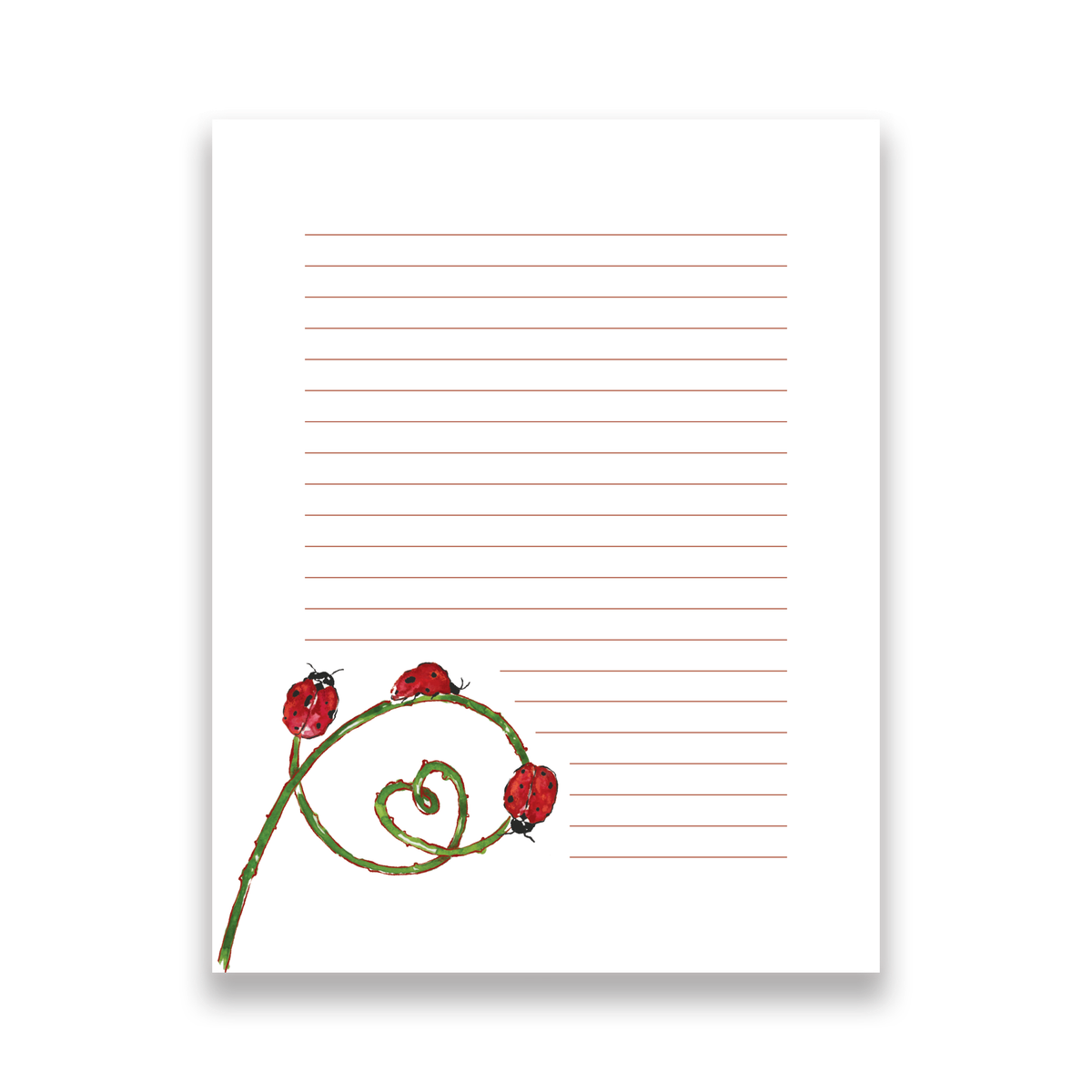 Ladybug Notepad