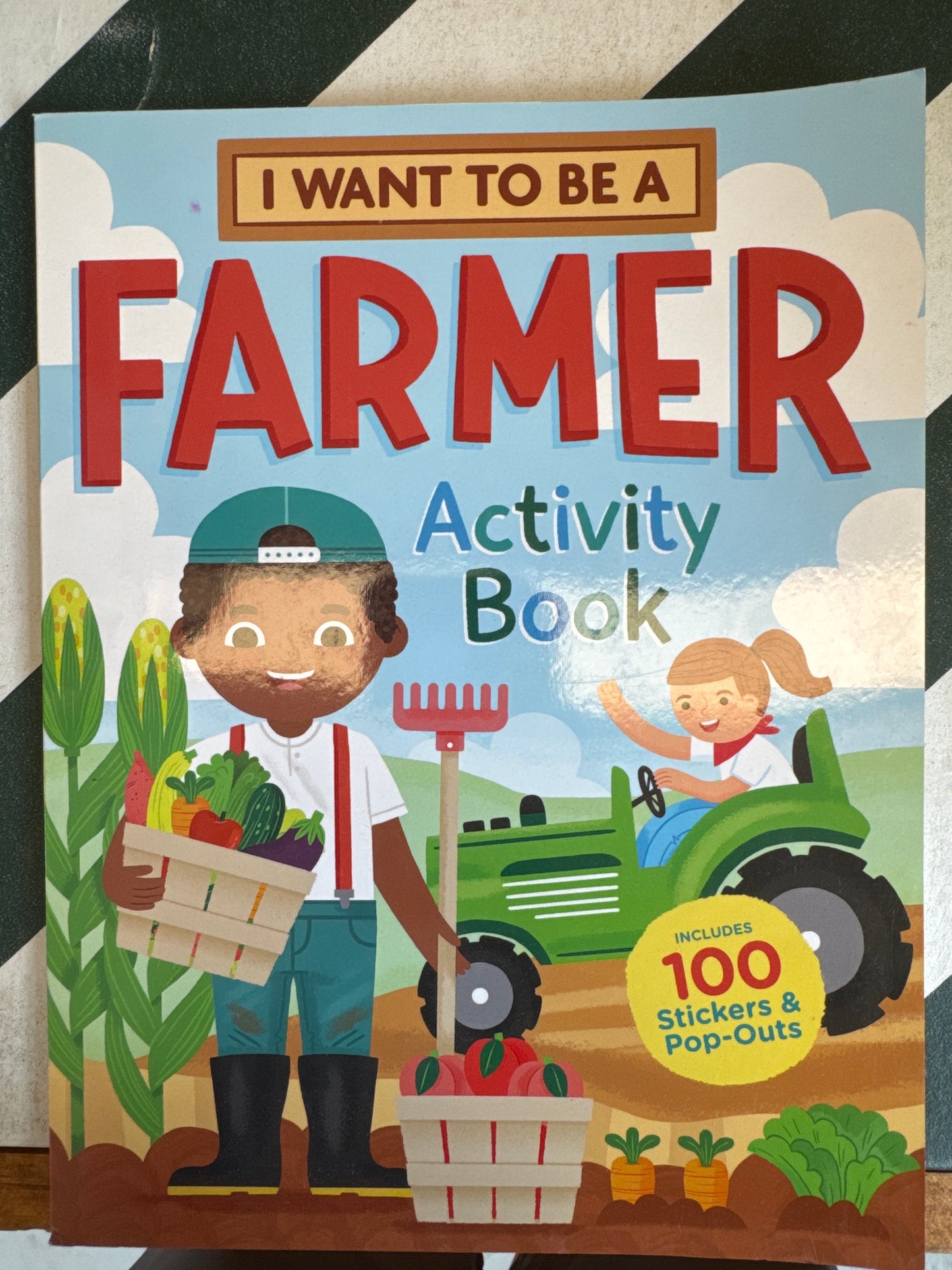 I Want to Be a Farmer Activity Book : 100 Stickers & Pop-Outs