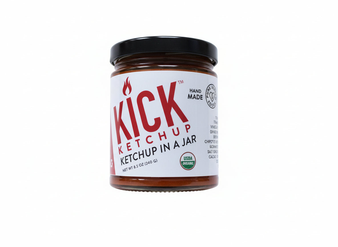 Jar of 'Kick Ketchup' 