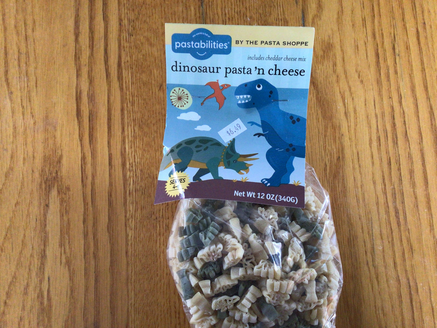 Dinosaur Pasta 'n Cheese