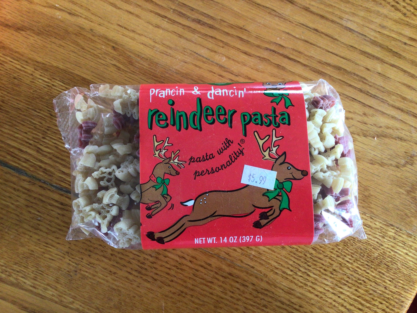 Reindeer Pasta