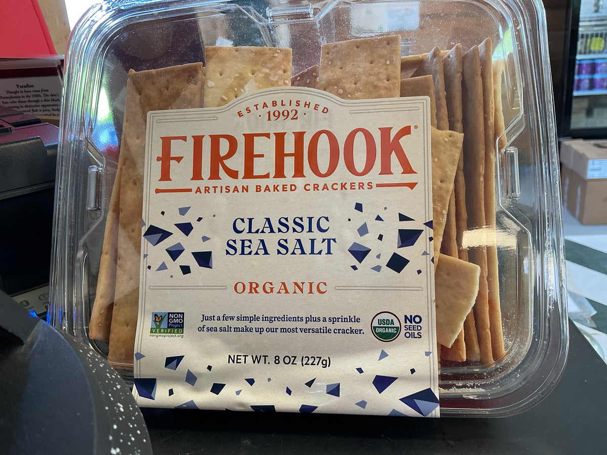 Firehook classic sea salt cracker       8 oz