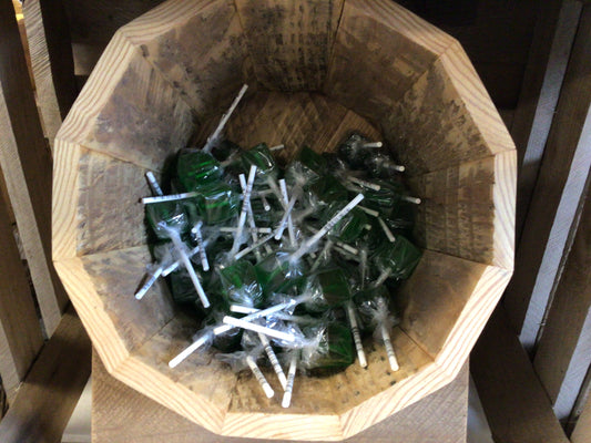 Old Fashioned Green Apple Cube Pop