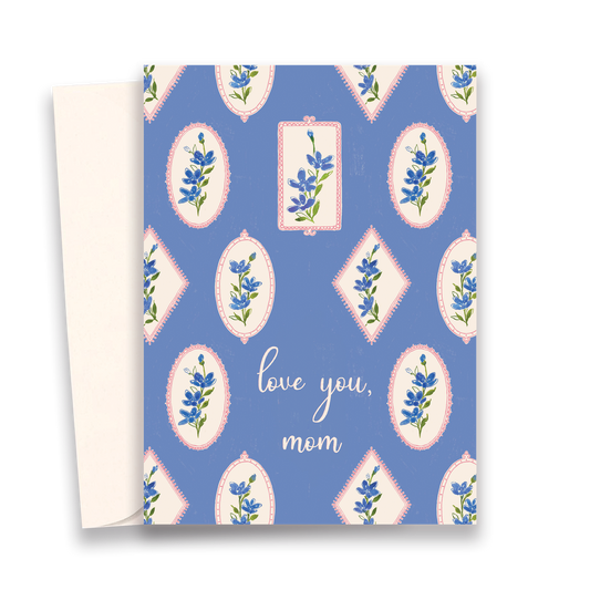 Cottage Core Floral Mom Card