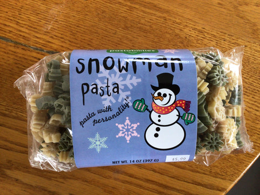 Snowman Pasta