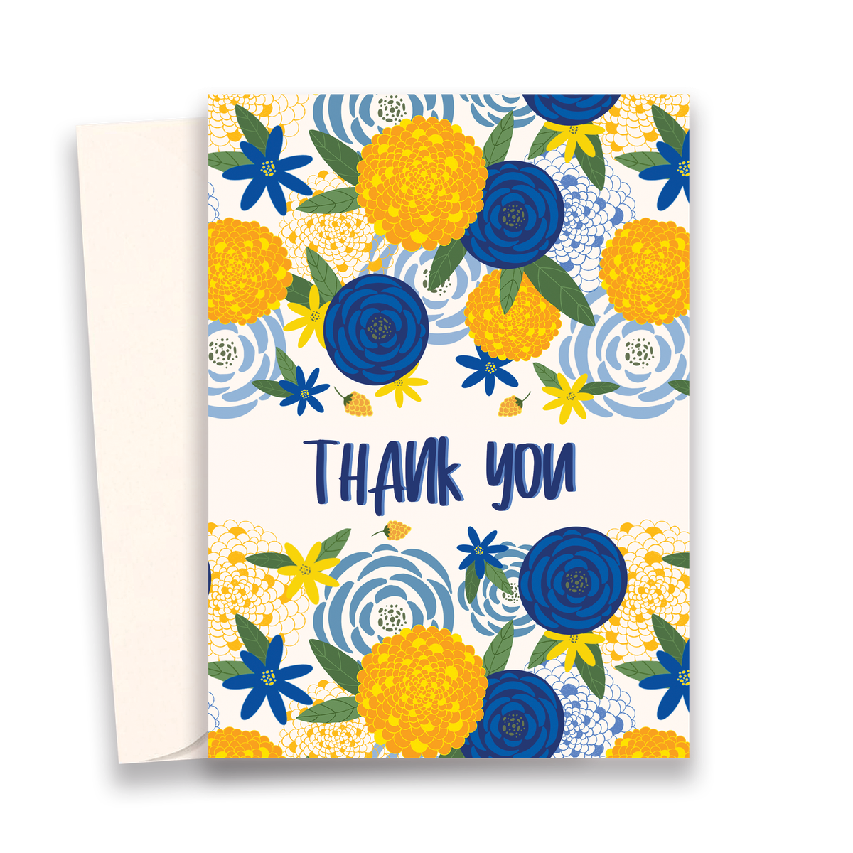 Floral Thank You Card