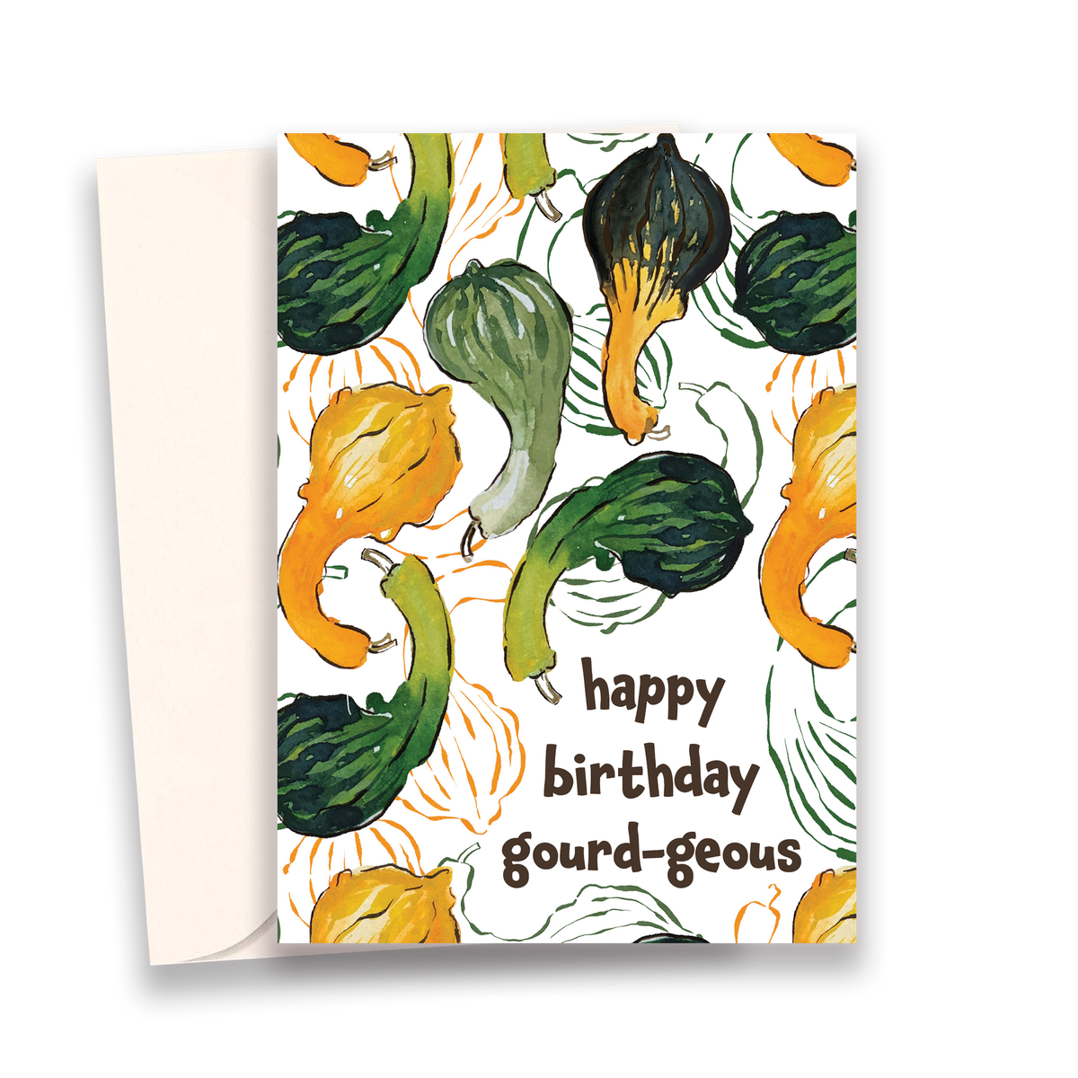 Happy Birthday Gourd-geous Card