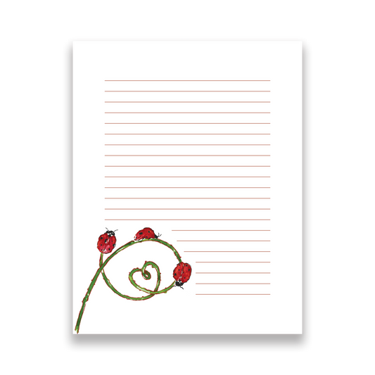 Ladybug Notepad